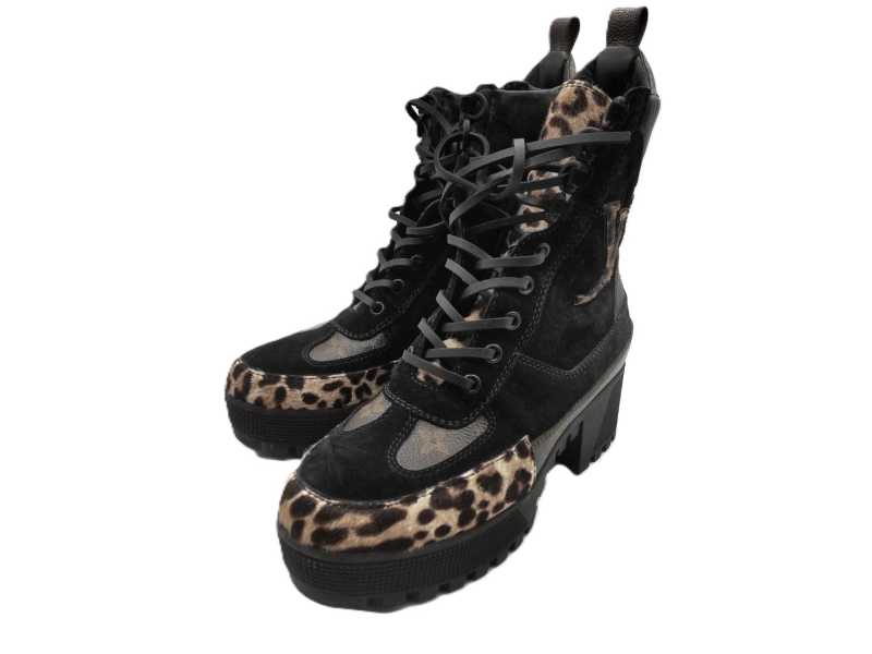 ルイヴィトン買取 ローリエートライン アングルブーツ スエード&ハラコ MA0139